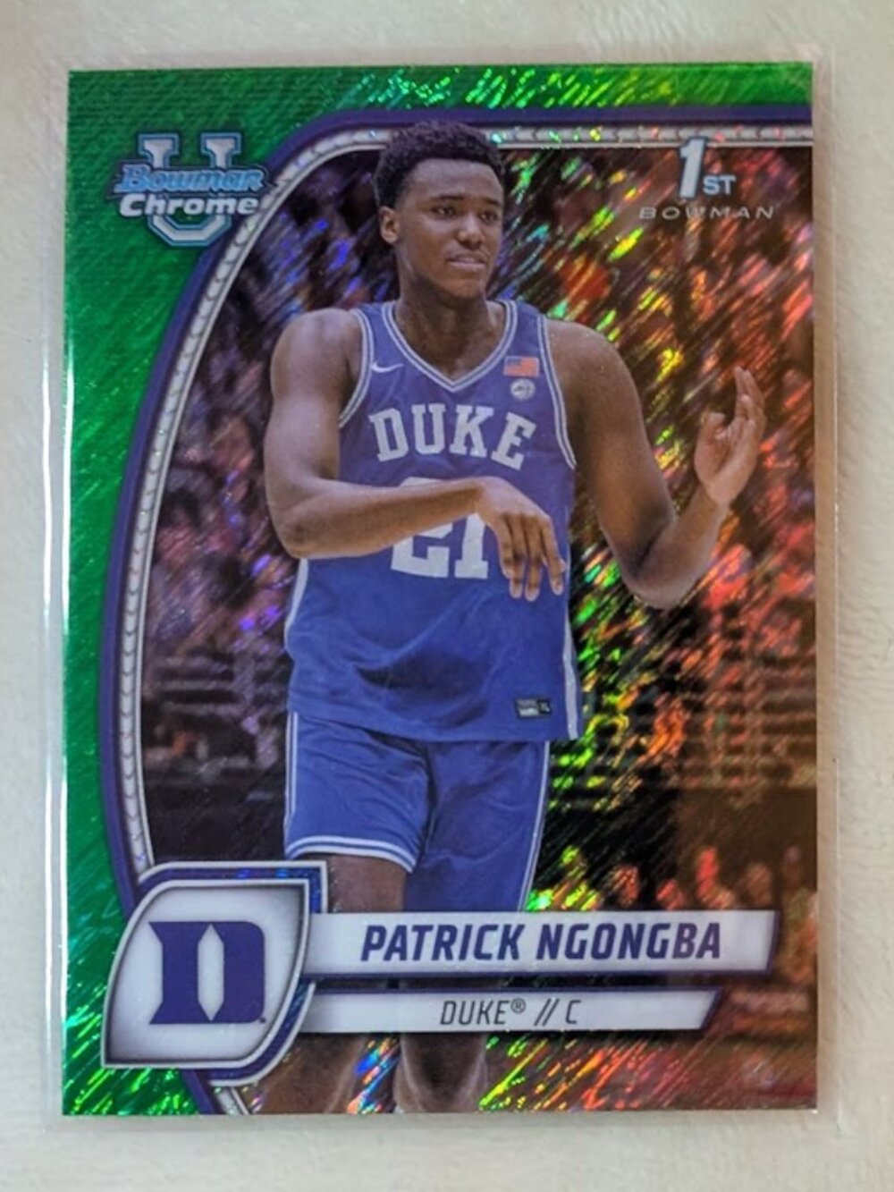 2025 Topps Bowman PATRICK NGONGBA #58